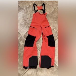 The North Face Summit L5 Futurelight Full Zip Flare Bib Pants Orange